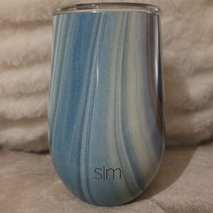 Simple Modern 12oz Spirit Blue, Green, White And Brown Swirl Tumbler